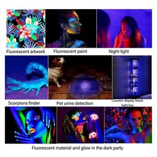 LED Black Light Bar Portable UV Glow For Halloween Party Premium