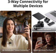 Dji Mic 3 Transmitter Wireless Mini iPhone Camera Android Smartphone Bluetooth — image 6
