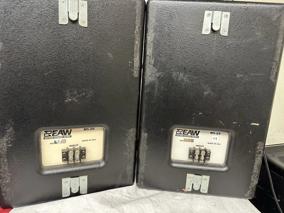 Pair of Eastern Acoustic Works Professional Speaker EAW  MS-20 - Image 3 of 4