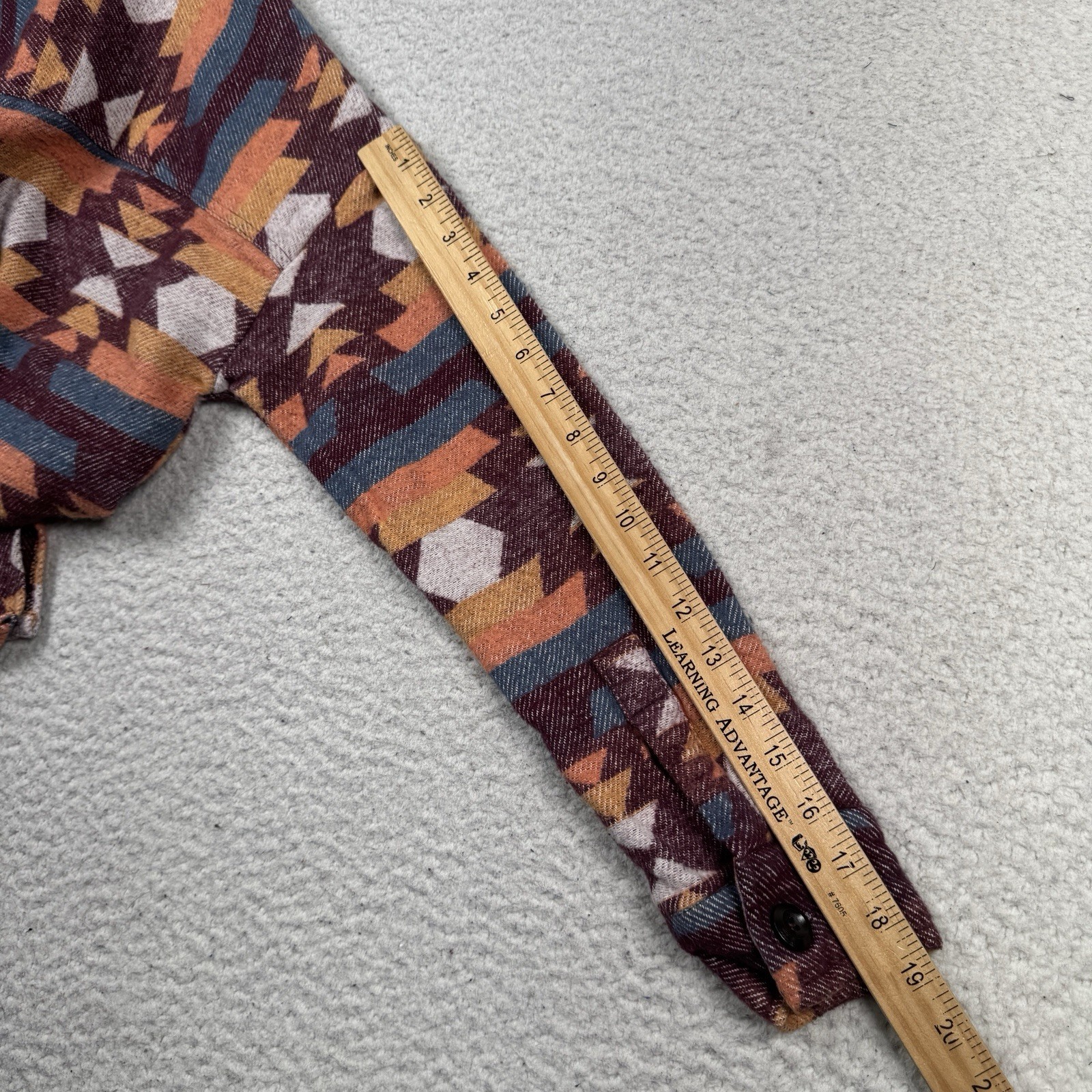 Rock & Roll Denim Shirt Jacket Women’s M Aztec Southwest Western Button Shacket