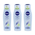 Nivea Shampoo 250ml x 3 Classic Mild Ph Balance Silicon Free Normal Hair NEW