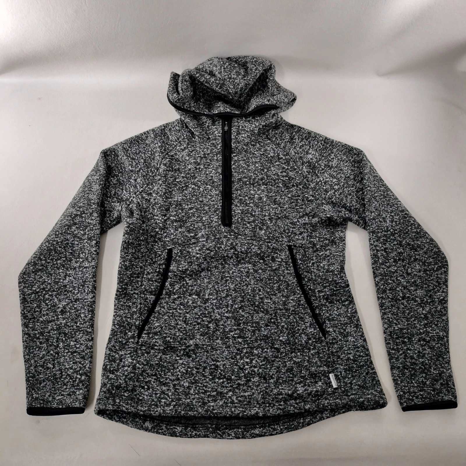 Avalanche Gray 1/2 Zip Pullover Hoodie Long Sleeve Sweatshirt Womens Size M