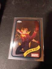 2025 Topps Chrome Marvel Base Trading Card #137 IRON FIST