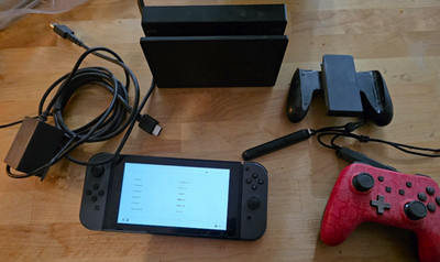 Nintendo Switch Console Bundle w/ Dock, AC Adapter, HDMI Cable, Controllers