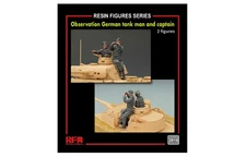 German Panzer Commander + Crew Resn 1:35