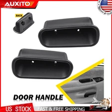 Pair For 1994-2001 Dodge Ram 1500 2500 3500 Front RH & LH Door Pull Handle Cup