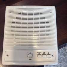 Vintage NOS NuTone ISA-445WH White Intercom Inside Door Talk Speaker