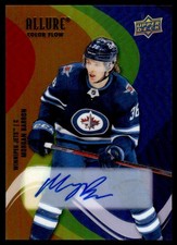 2022-23 Upper Deck Allure Color Flow Auto Full Rainbow RC Morgan Barron Rookie