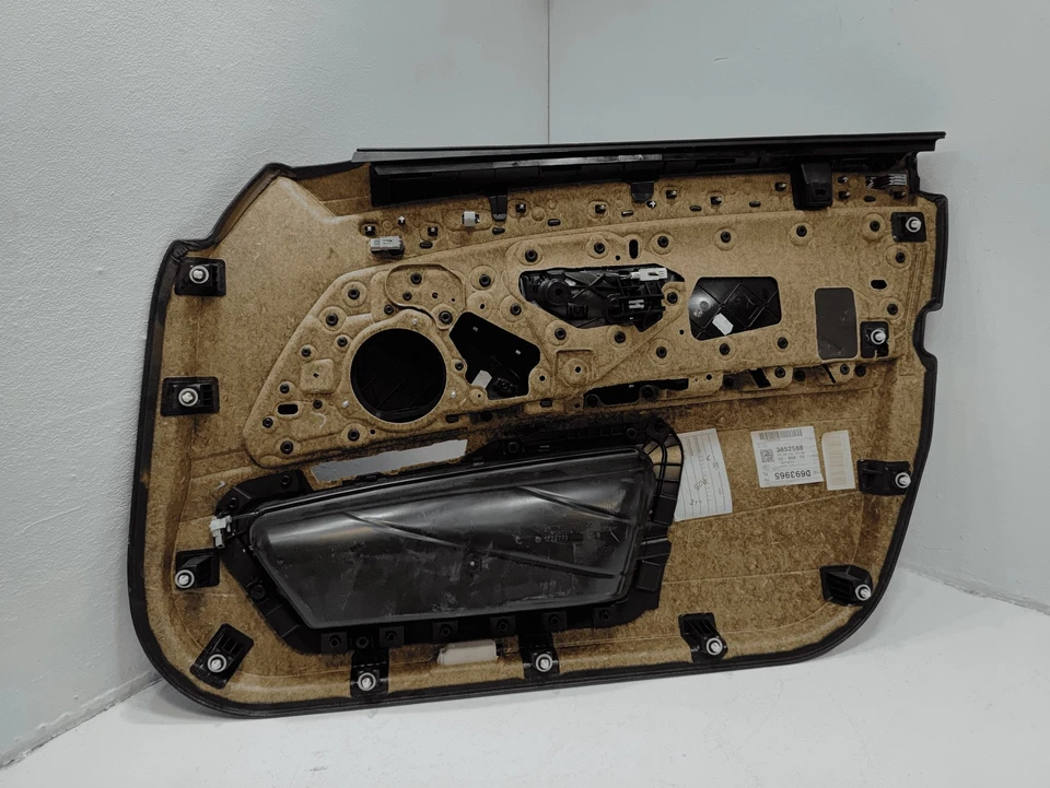 2011-2016 宝马 550i xDrive 前驱动门卡面板人造革黑色原始设备制造商 — 第 4/4 张图片