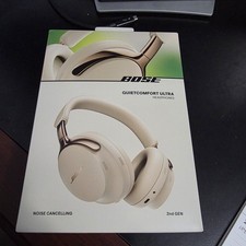 New Bose QuietComfort Ultra Headphones 2nd Gen - Driftwood Sand over ear