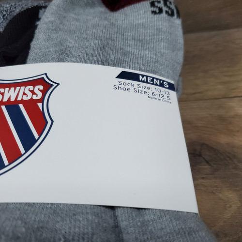 K-Swiss Men's Low Cut Socks Y-heel Pack of 10 Pairs Shoe Size 6-12.5 NEW - Picture 9 of 12