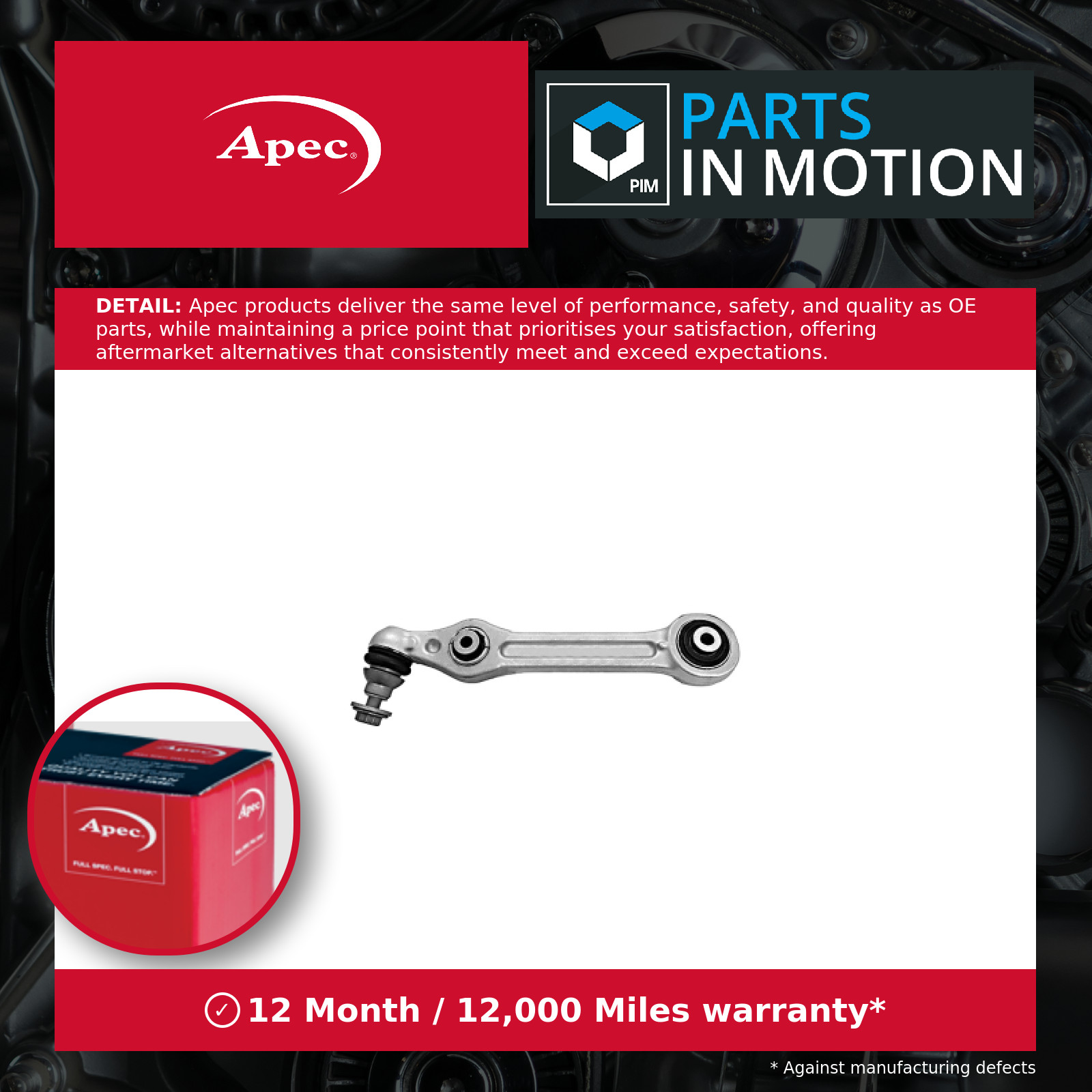 Wishbone / Suspension Arm fits MERCEDES CLS350D C257 2.9D Front Lower 2017 on