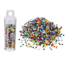 1000 Pcs Glass Seed Beads, 2mm Mini Glass Seed Spacer Bead, Multicolor