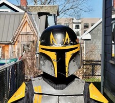 Deathwatch Helmet Star Wars Inspired Cosplay Armor Metal Mandalorian Helmet