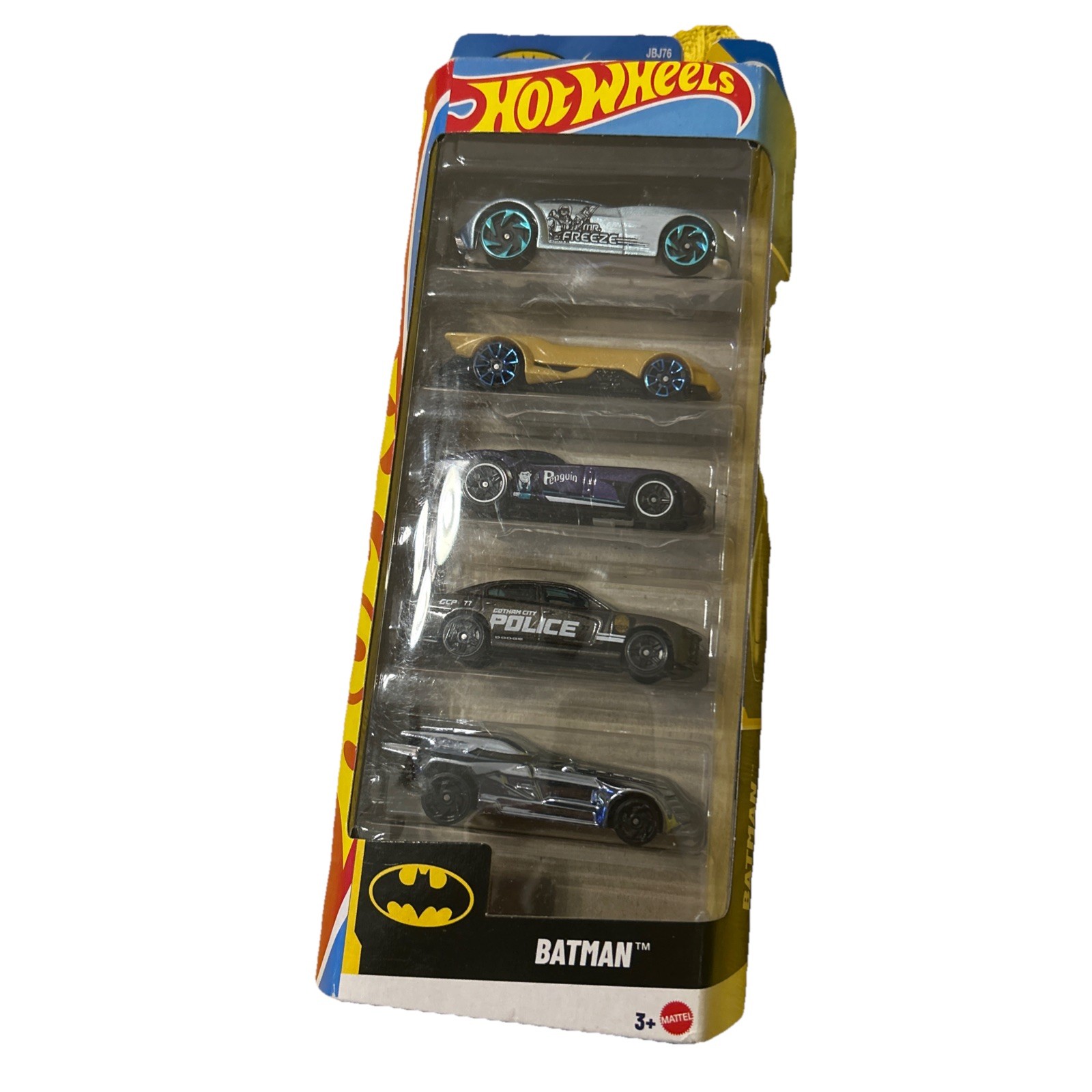 5-pack, Set Of 5 1:64 Scale Die-cast Batman-themed Vehicles