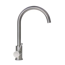 Flow Max Curved Gooseneck Kitchen Faucet for RVs and Residential
