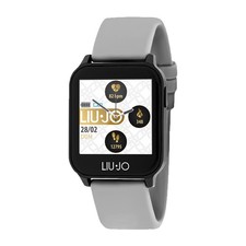 Womens Smartwatch LIU JO LUXURY SWLJ008 Silicone Gray Black Touchscreen