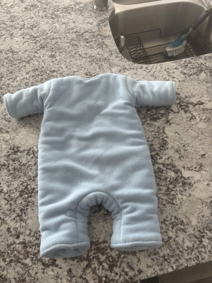 Baby Merlin's Magic Sleepsuit Large 6-9 Months Blue Suit (Stained) 18-21 Lbs - Image 2 of 3