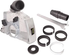 Angle Grinder Dust Collection Attachment,Cutting Dust shroud 4-1/2 inch to 5 inc