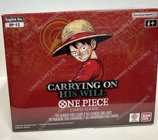 One Piece OP13 OP-13 TCG Carrying On His Will Booster Box English SEALED NEW L2