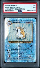 2002 POKEMON LEGENDARY COLLECTION #61 RATICATE-REVERSE FOIL PSA 1 on eBay