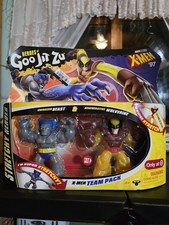 Heroes of Goo Jit Zu X-Men '97 Beast vs Wolverine Figure Set - 2pk NEW