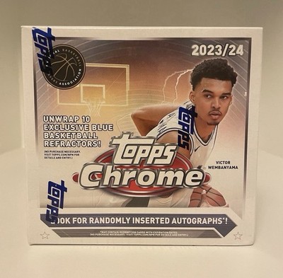 2023-24 Topps Chrome NBA Monster Mega Factory Sealed Box - Victor Wemby RC?