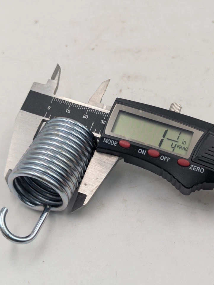 Hustler 036384 Muelle 1/4 Bobina PL 1.23 Nuevo OEM Pieza Original Foto 4 de 4