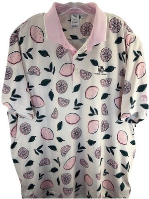 Puma Arnold Palmer Lemon Branch Golf Polo Pink Glen Eagle Golf Club Naples FL