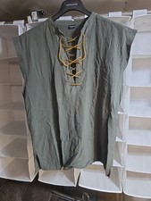 Moomphya Mens Pirate Renaissance Viking Steampunk Medieval Gothic Celtic XXL