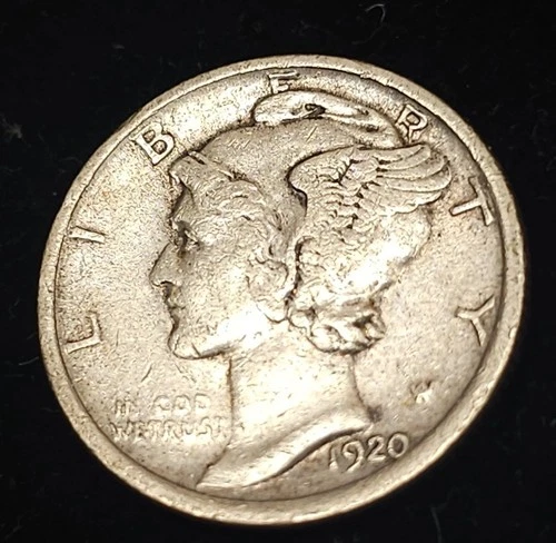 1920 -S Mercury Dime / Extra Fine