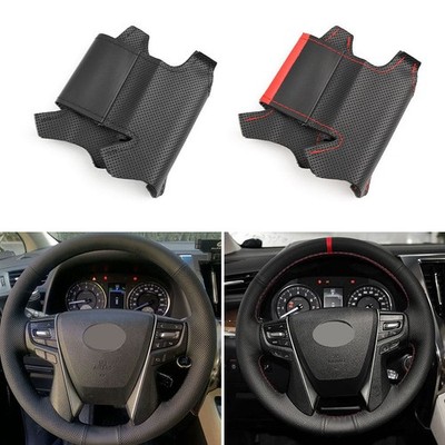 Hand Sewn Steering Wheel Leather Cover For Toyota Alphard Vellfire 30 2016-2022