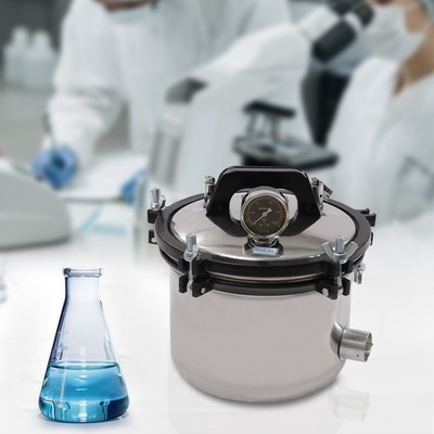 Steam Autoclave Sterilizer 8L for Tattoo Dental Lab Equipment High Pressure 110V