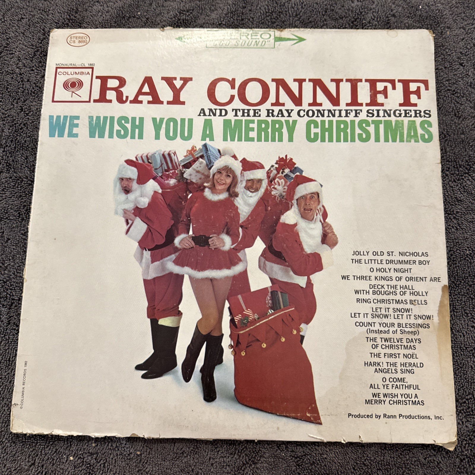 Ray Conniff & The Singers We Wish You A Merry Christmas Vinyl LP Record Album