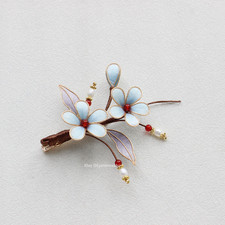 Velvet Flower Soft Hairpin Hair Clip Vintage Accessory Traditional Style Jewelry