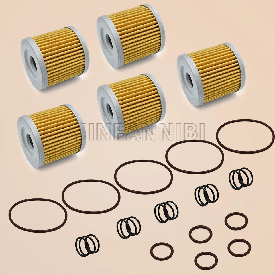Kit de 5 filtros de aceite para Suzuki DRZ400 Quadsport Z400 Quadracer 450 LTZ400 LTR450 Foto 3 de 4
