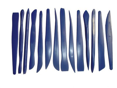14 De Plástico Modelo de arcilla herramientas 14cm Cerámica Sculpey Fimo modelización Decoración De Pasteles