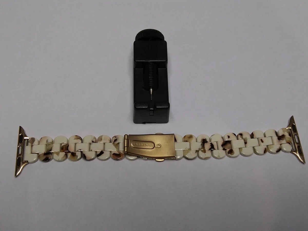 2B Secbolt Bling Bands Compatible with Apple Watch Bands White