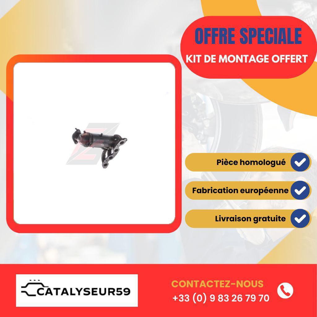 Catalyseur KIA RIO 1.2i CVVT pour moteur essence G4LA de 2011 à 2015