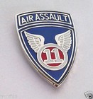 11th AIR ASSAULT (Small 7/8") US ARMY Military Hat Pin 15106 HO  — photo 2