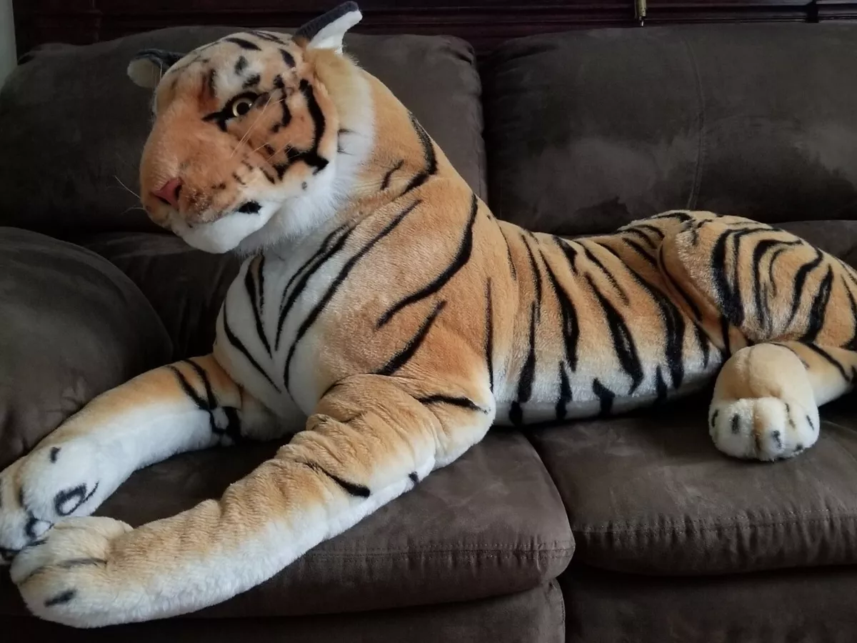 Lifesize Plush Bengal Tiger