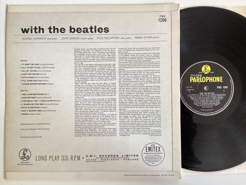 THE BEATLES WITH THE VINYL LP MONO PARLOPHON PMC 1206 7N DRÜCKUNG IN DER NÄHE NEUWERTIG 2 - Bild 2 von 18