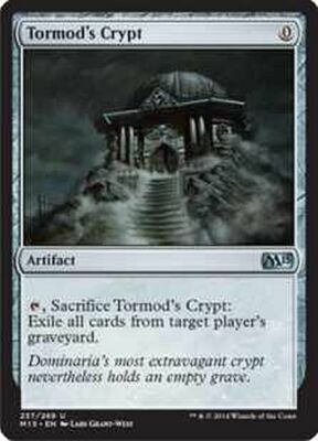 MTG MAGIC THE GATHERING - TORMOD'S CRYPT X 4 - M15 - NEAR MINT/EX!