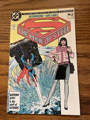 Superman-The Man Of Steel(Introducing Lois Lane) DC Comics#2, 1986 N/M