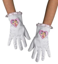 Child Movie Disney Princess Jasmine Belle Cinderella Ariel Cosplay Short Gloves