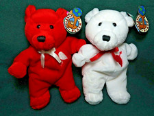 Planet Plush "VAL  TYNE" Beanie Valentine Bears by Sally Winey - MINT