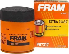Fram PH7317 Extra Guard 10K Mile Change Interval Spin On Oil Filter black NEW US