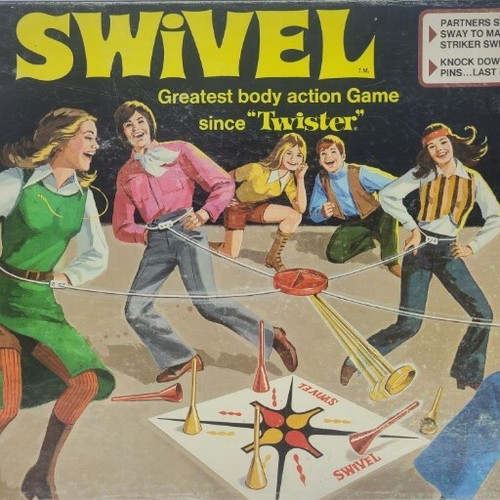 SWIVEL GAME 4240 MILTON BRADLEY 1972 Original Box COMPLETE Action Game - Picture 3 of 24