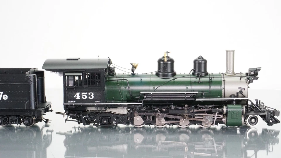 Precision Scale Iron Horse 2-8-2 K-27 Flying Rio Grande 453 On3 - Image 3 of 4