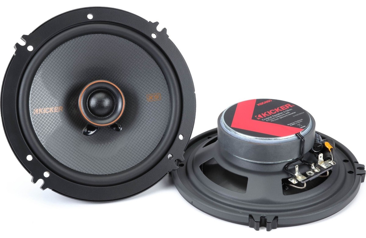 Kicker KS Series inch 2-Way 100W RMS Car Speakers (Pair)